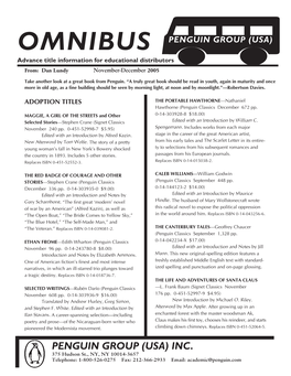 Omnibus N-D 05 For