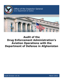 Audit of the Drug Enforcement Administration's