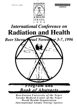 Radiation and Health Beer Shev Ael Nove 3-7,1996