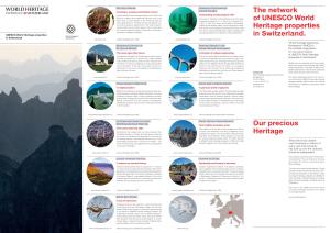 The Network of UNESCO World Heritage Properties in Switzerland