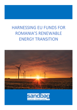 Harnessing Eu Funds for Romania's Renewable