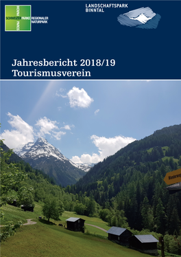 Jahresbericht 2018/19 Tourismusverein
