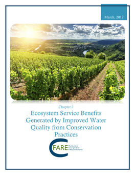 Ecosystem Service Benefits Generated by Improved Water Quality from Conservation Practices