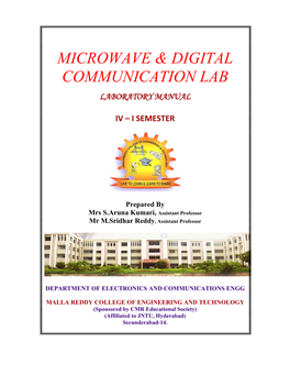 Microwave & Digital Communication