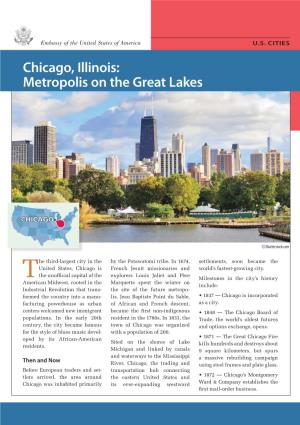Chicago, Illinois: Metropolis on the Great Lakes