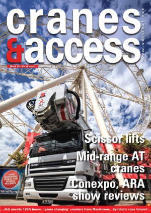 Mid-Range at Cranes Conexpo, ARA Show Reviews Scissor Lifts