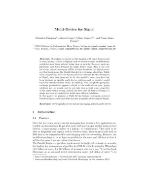 Multi-Device for Signal