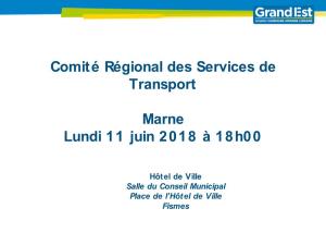 Document De Présentation COREST Marne Du 11/06/2018