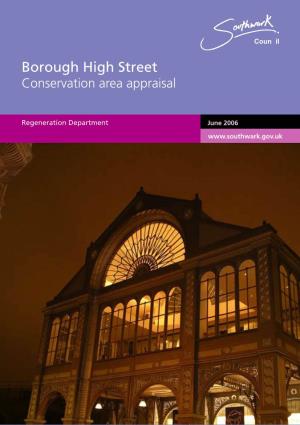 Borough High Street Conservation Area Appraisal