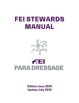 Fei Stewards Manual