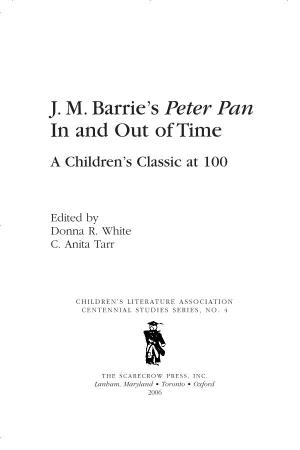 J. M. Barrie's Peter Pan in and out of Time