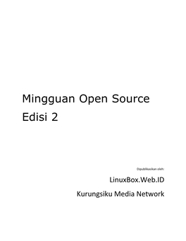 Mingguan Open Source Edisi 2