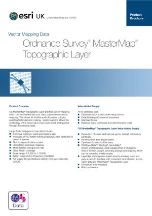 Ordnance Survey® Mastermap® Topographic Layer