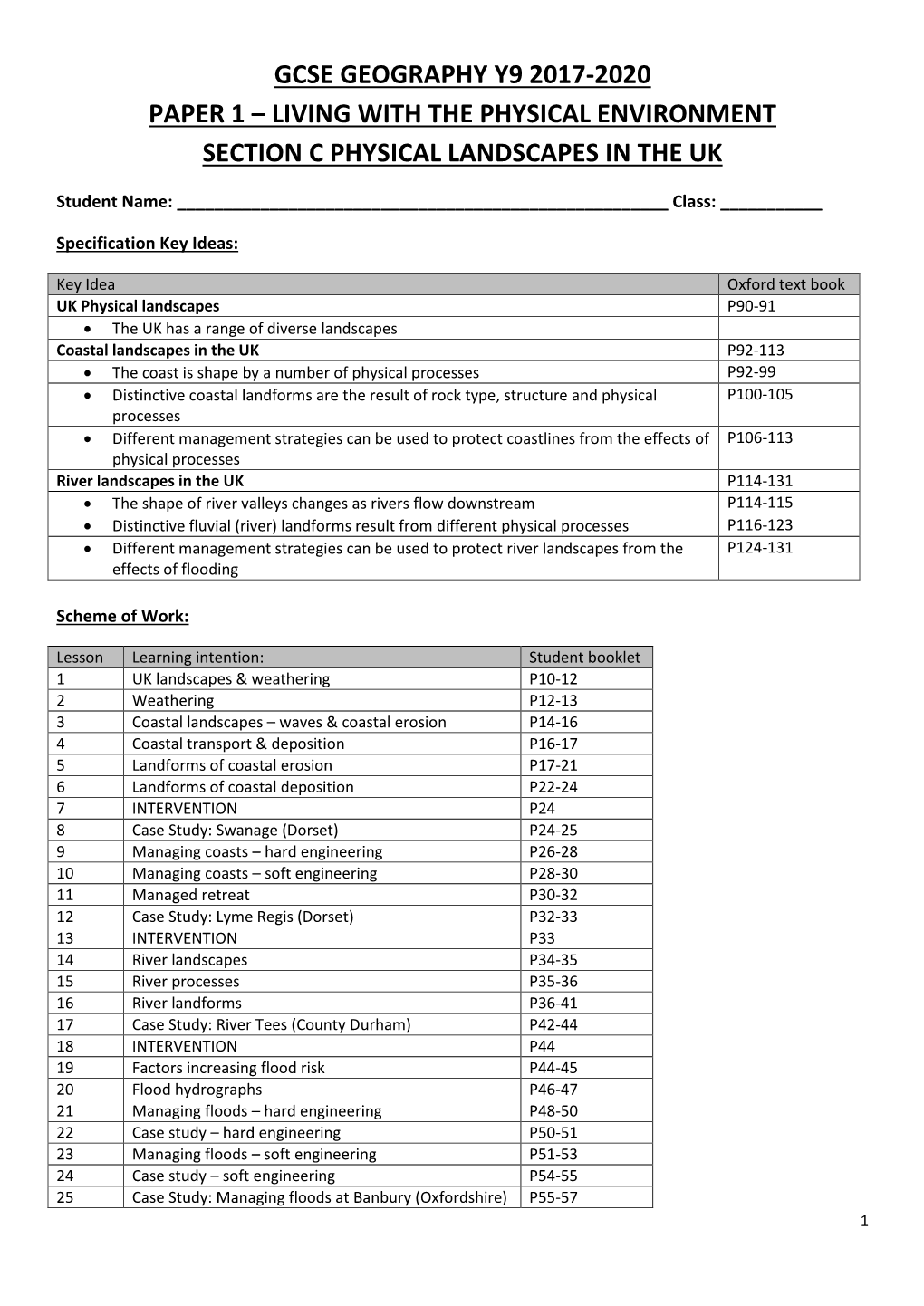 5. Phys Landscapes Student Booklet PDF File