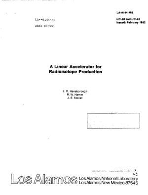 Linear Accelerator for Radioisotope Production