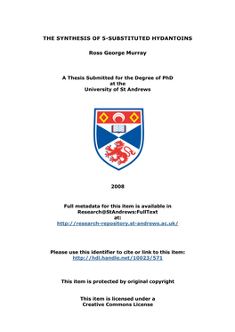 Ross G. Murray Phd Thesis