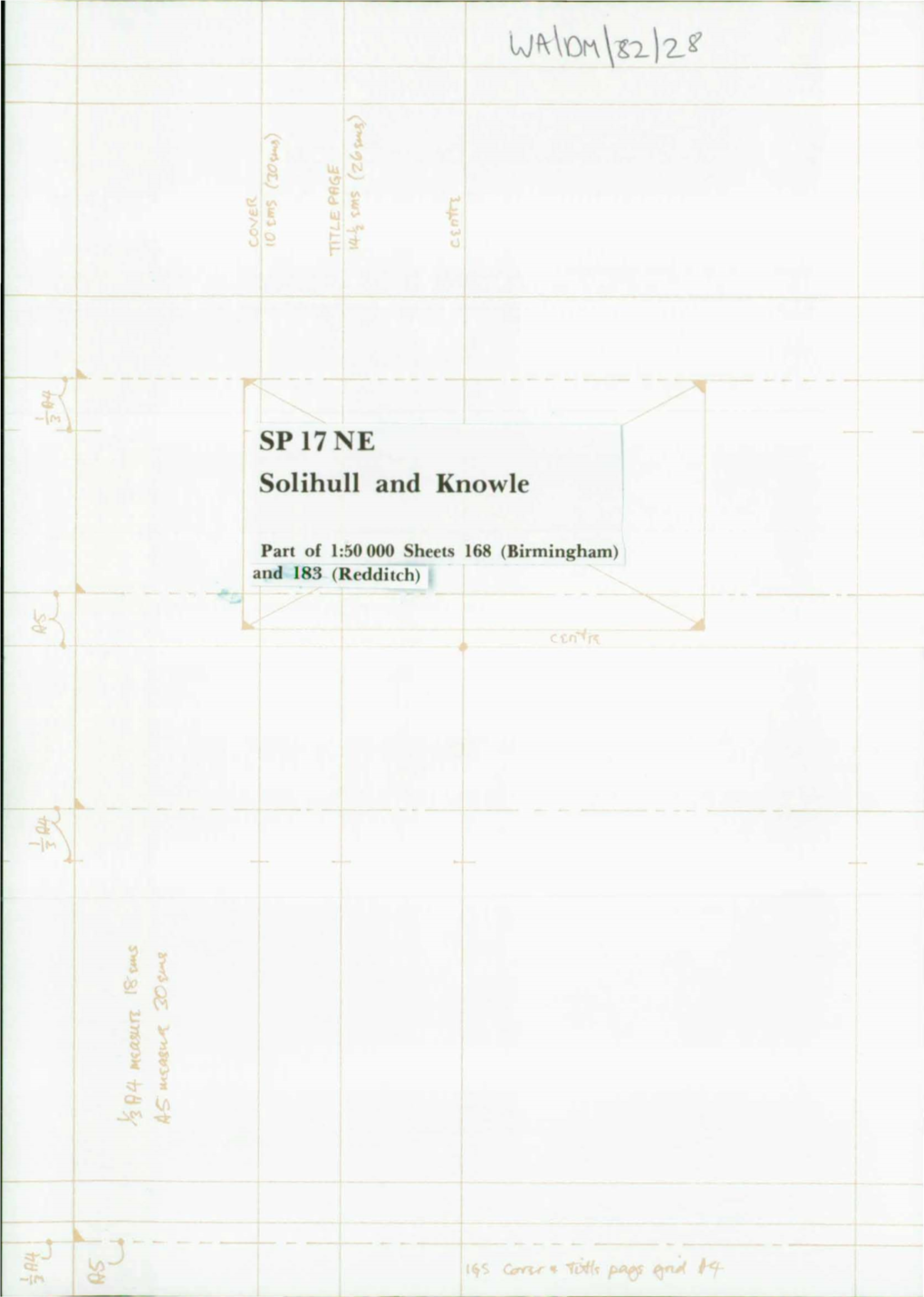 SP 17NE Solihull and Knowle