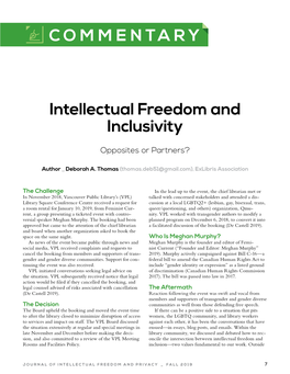 Journal of Intellectual Freedom and Privacy, Vol. 4, No. 3 (Fall 2019)
