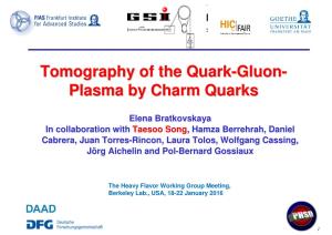 Tomography of the Quark-Gluon- Plasma by Charm Quarks