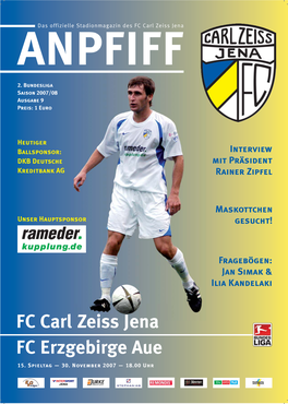 FC Carl Zeiss Jena FC Erzgebirge Aue 15