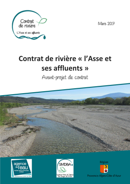 Contrat De Rivière Du Bassin Versant De L'asse