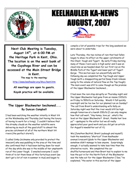 Keelhauler Ka-News August, 2007