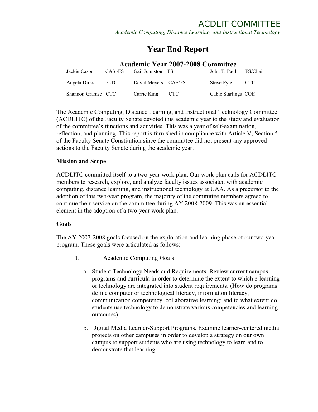 ACDLITC Report April 28, 2008 Page 4