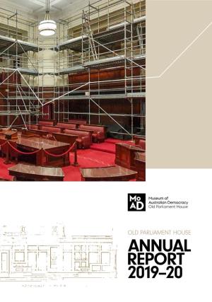 Old Parliament House Annual Report 2019-20