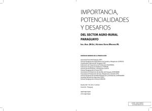 Importancia, Potencialidades Y Desafios Del Sector Agro-Rural Paraguayo