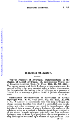 In Organic Chemistry. Published on 01 January 1922