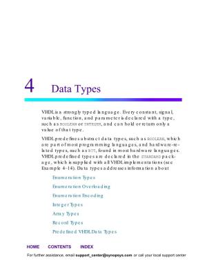 4 Data Types