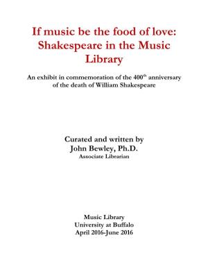 Shakespeare in the Music Library (PDF)