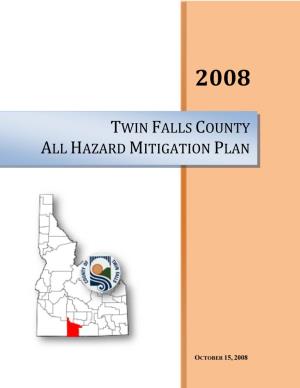 All Hazard Mitigation Plan Twin Falls County, Idaho
