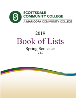 Book of Lists Spring Semester V4.0