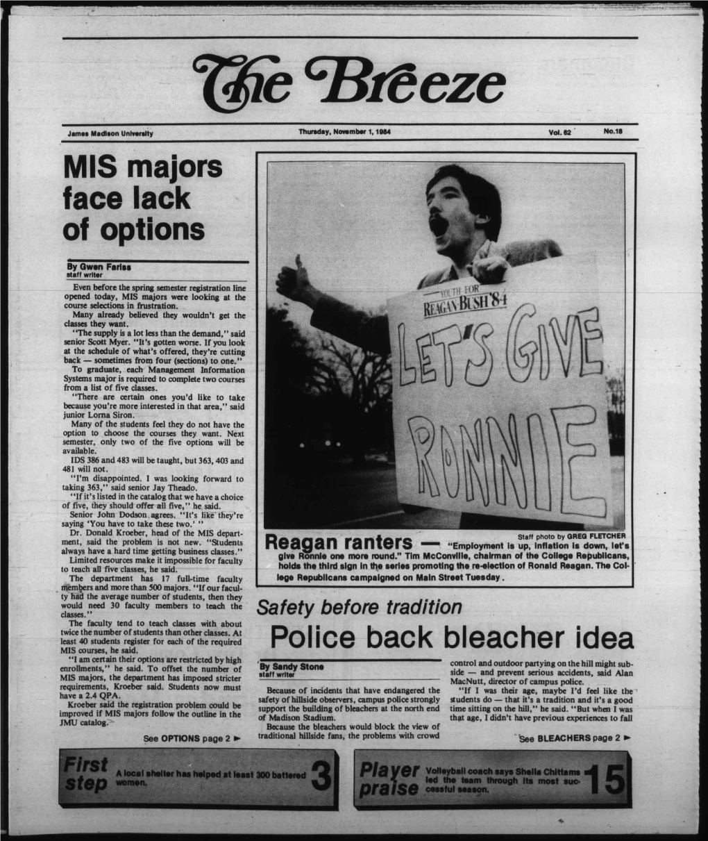 November 1, 1984, Page 3 Battered Given 'First Step' by Cay Fultz Staff Writer
