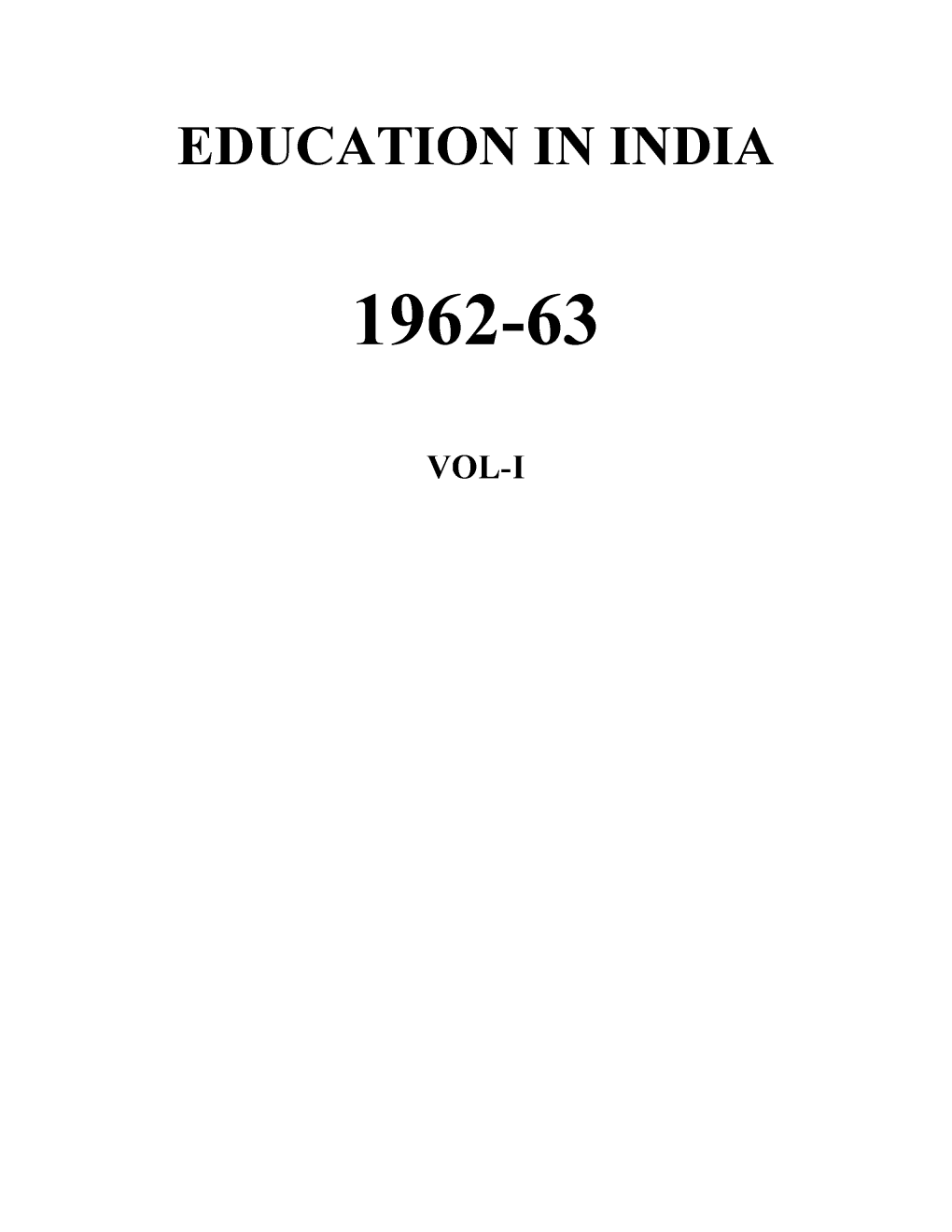 Education in India