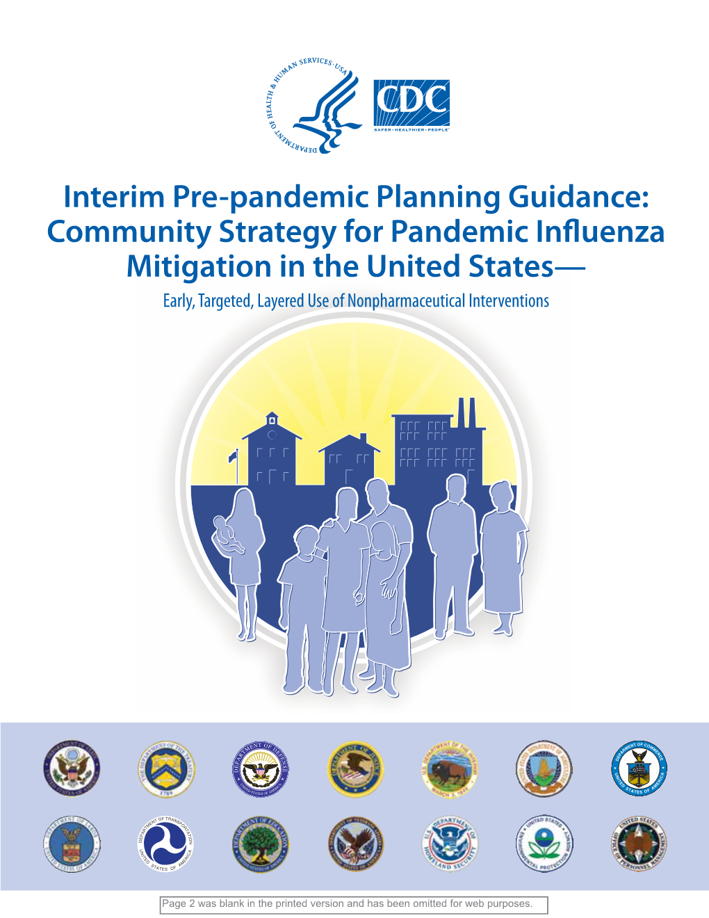 Interim Pre-Pandemic Planning Guidance: Community