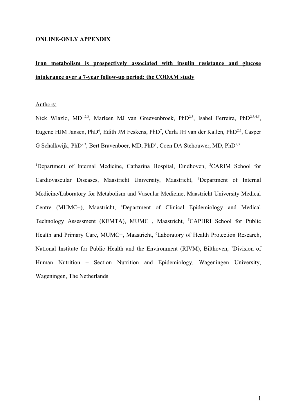 Table 2: Associations of Serum Ferritin and Transferrin with Insulin Resistance and Serum