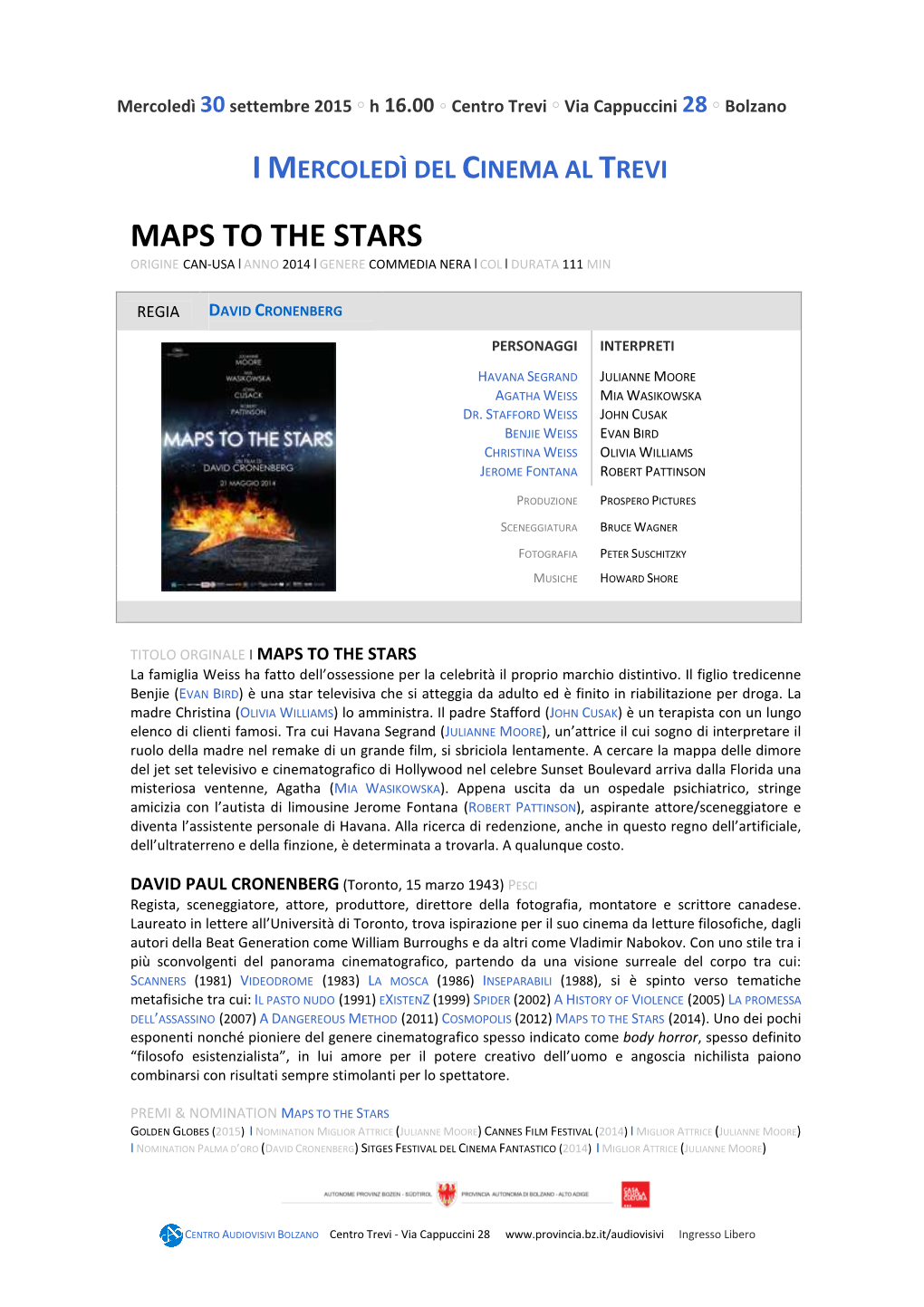 09 Maps to the Stars