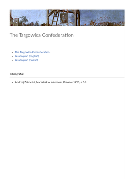 The Targowica Confedera On