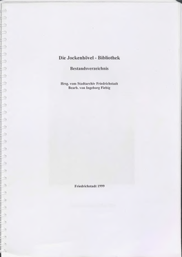 Die Jockenhövel - Bibliothek