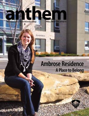 Ambrose Residence a Place to Belong