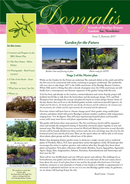 Garden for the Future in This Issue