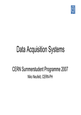 Data Acquisition Systems