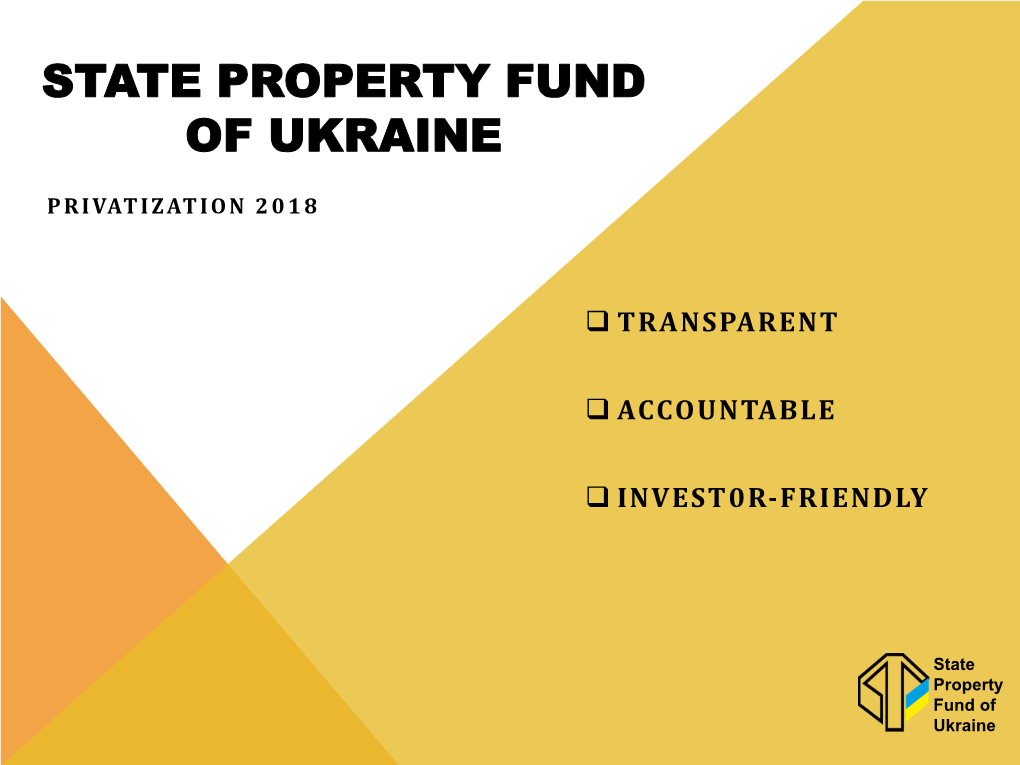 State Property Fund of Ukraine