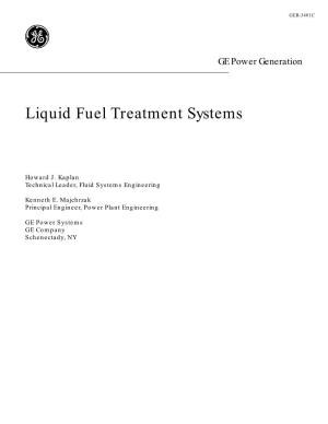 Liquid Fuel Treatment Systems