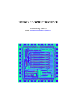 History of Computer Science