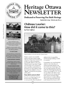 Château Laurier: How Did It Come to This? by Peter Coffman