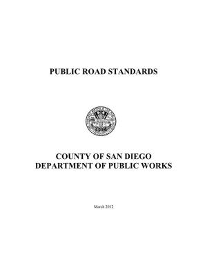 Public Road Standards