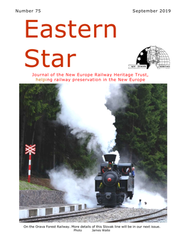Number 75 September 2019 Journal of the New Europe Railway